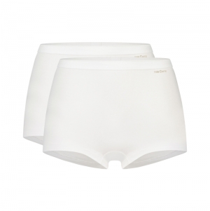 shorts -organic cotton stretch 001-wit