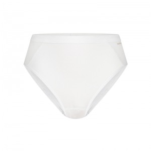 High leg slip organic cotton s 001-wit