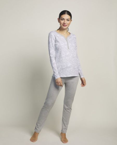 Pyjama 012-light grey