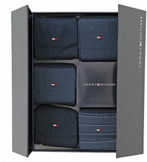 Gift box kousen 5 paar navy