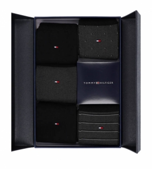 Gift box kousen 5 paar black