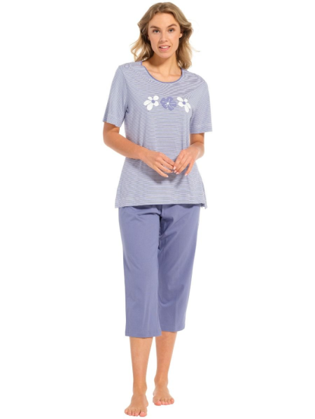 Pyjama korte mouw korte broek 516-blue