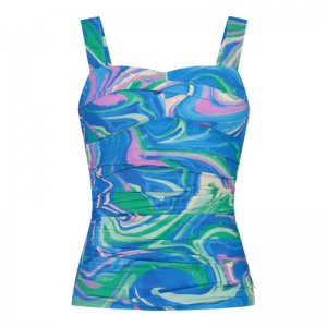 Tankini top twisted padded 5065