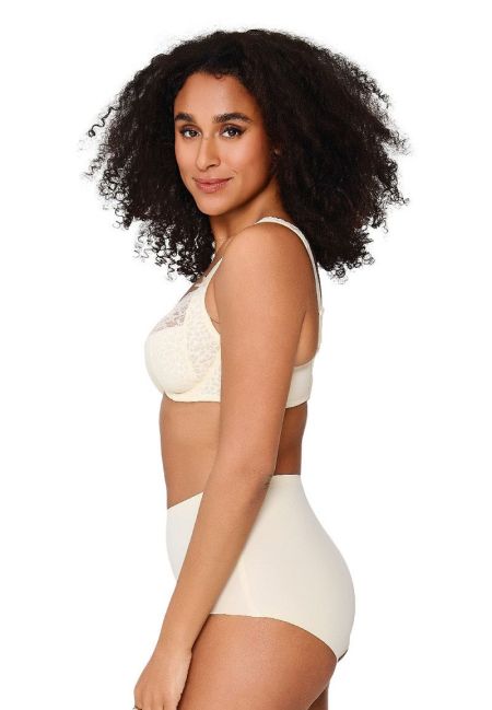 HIGH WAIST BRIEF 362-pearled ivo