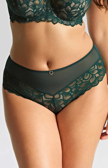 slip allure forest green