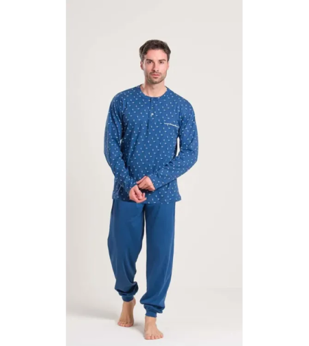 pyjama set clips licht blauw