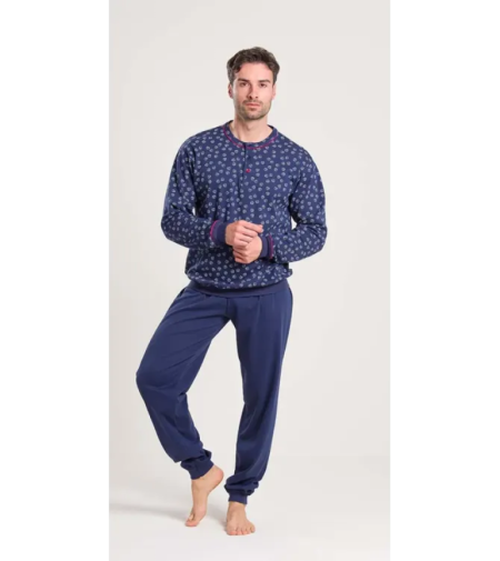 Pyjama set dice blauw