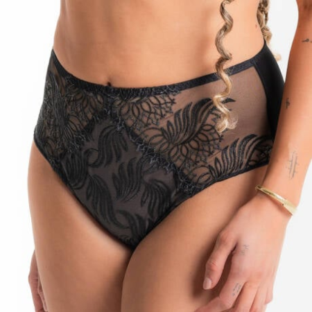 culotte-hoge slip noir