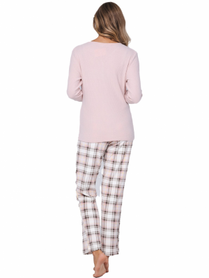 pyjama met buttons 210-PINK