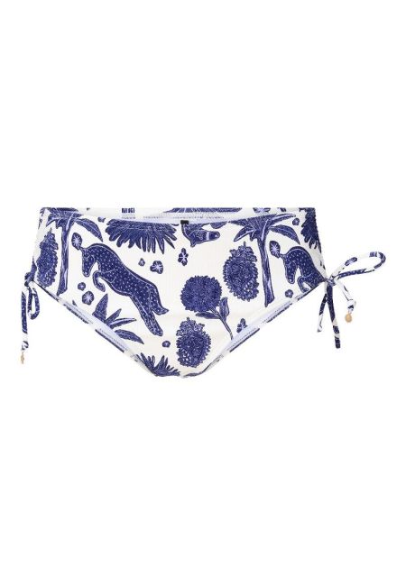 bikini short 345-blue white